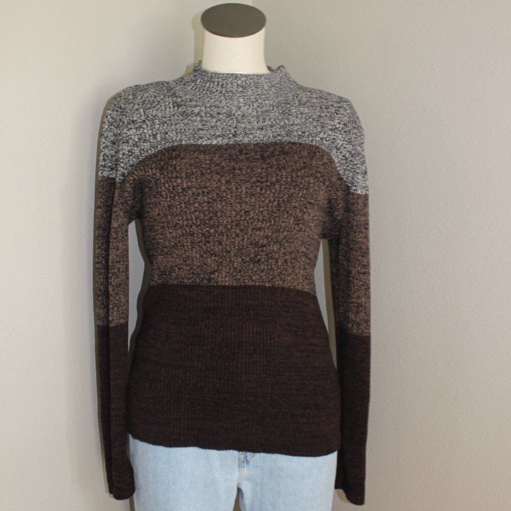 Studio Works Color Block Sweater